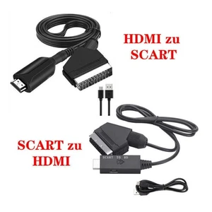HDMI zu SCART Konverter | SCART auf HDMI Adapter | Video & Audio Übertragung - Bild 1 von 9