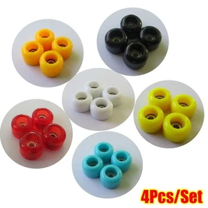 4Pcs Professional Bearing Wheel Urethane Finger Skate Board Accessory - Picture 1 of 20