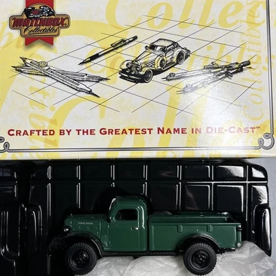 O Scale Matchbox Collectables Green 1946 Dodge Power Wagon WDX, NEW IN BOX - Image 1 of 4