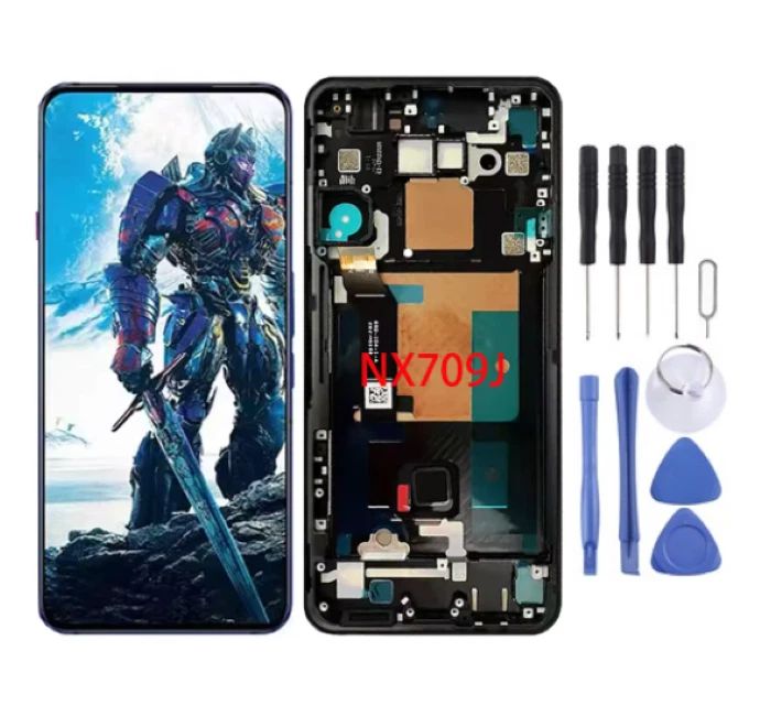 For ZTE Nubia RedMagic 7 Pro AMOLED Display LCD Screen Replacement Frame (Black) - Image 1 of 1