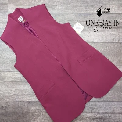 Anne Klein Sleeveless Overcoat Size 12 - Image 1 of 4