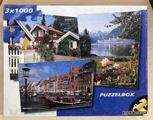 3 x 1000 Pieces Jigsaw Puzzle, WILD HORSE, "Morceaux" - Picture 1 of 5