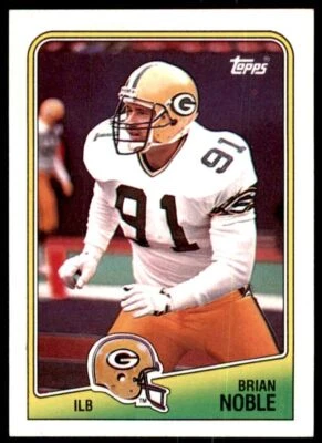 1988 TOPPS BRIAN NOBLE . GREEN BAY PACKERS #321 - Image 1 of 2
