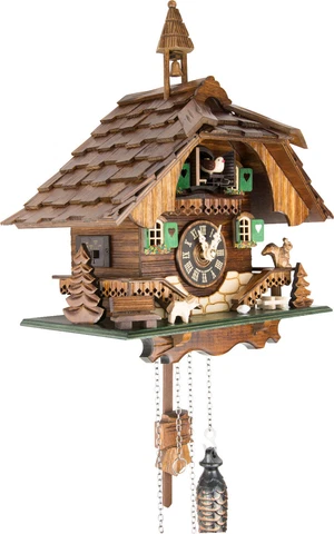 German Cuckoo Clock Quartz-movement Chalet-Style 31cm by Engstler Cover