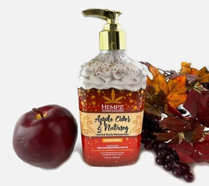 Hempz Apple Cider & Nutmeg Fall Limited Herbal Body Moisturizing Lotion 17oz - Picture 1 of 2