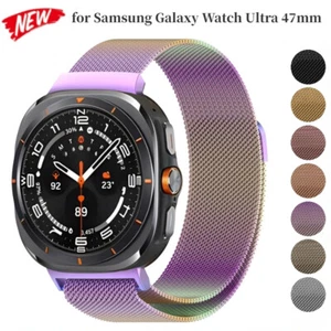 Correa de metal milanesa de repuesto para Samsung Galaxy Watch Ultra 47 mm correa de reloj - Imagen 1 de 51