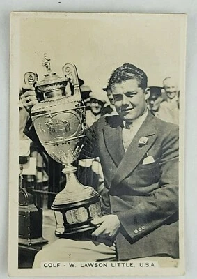 1935 PATTREIOUEX Sporting Events & Stars #21 W. LAWSON LITTLE - Golf (B) - Image 1 of 2