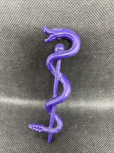 VTG 1985 MOTU HE-MAN TUNG LASHOR (LASHER) SNAKE STAFF ACCESSORY WEAPON - Picture 1 of 3