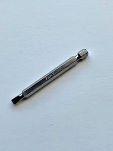 PICQUIC - Corrosion Resistant Bit - 3/16" Slotted 3" - Fits Mariner Screwdriver - Bild 1 von 2