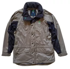 CRAGHOPPERS Jacket Coat Mens M Aquadry Lite Khaki Waterproof Lightweight Hooded - Picture 1 of 12