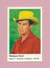 1974 Dutch Gum Card Serie T - Printed In Holland #93 Wallace Ford