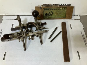 Aratro combinato e perline vintage Stanley n. 45 con lame - Foto 1 di 17