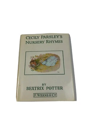 Beatrix Potter Book 23 Cecily Parsley's Nursery Rhymes Hardcover Jacket EUC Foto 1 de 4