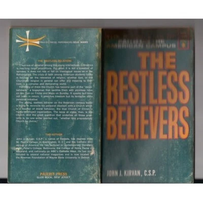 The Restless Believers By John J. Kirvan C.S.P. 1966 Paperback vtg - Image 1 of 2