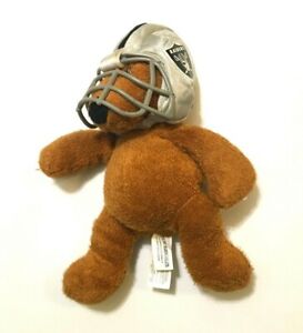 NFL RAIDERS Toy Plush Helmet Teddy Build A Bear Accessory Mini Oakland Vegas LA