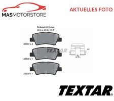 SET BRAKE PADS REAR BRAKE PADS TEXTAR 2533707 A NEW OE QUALITY