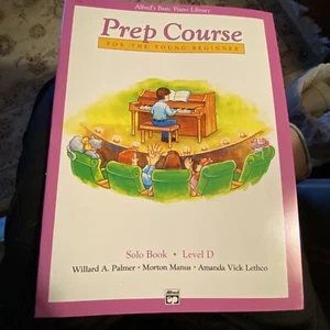 Alfred's Basic Piano Prep Course Solo Book D: For the Young Beginner, Brand New￼ - Picture 1 of 7