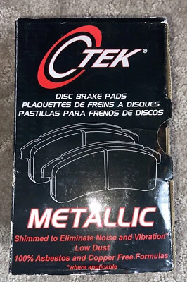 NUEVAS pastillas de freno traseras CTEK Matallic aptas para Buick LaCrosse 2010-16, Regal, Malibu Foto 1 de 2