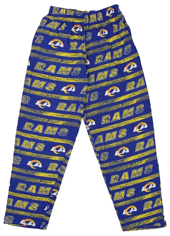 Zubaz NFL Men's Los Angeles Rams Static Lines Comfy Pants Cover