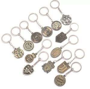 Soccer Club Team Keychain Silver Metal Football Collectible - Picture 1 of 20