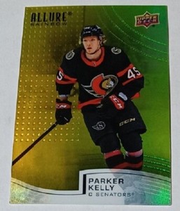 2021-22 UPPER DECK ALLURE RAINBOW YELLOW GREEN PARALLEL #R-46 PARKER KELLY