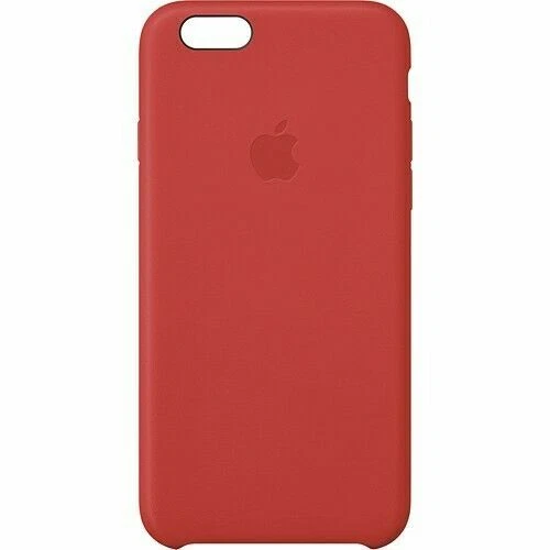 APPLE IPHONE 6 RED LEATHER SNAP ON CASE - NEW - Image 1 of 1