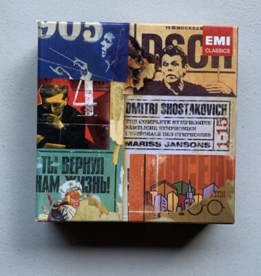 Dimitri Shostakovich - The Complete Symphonies - Mariss Jansons 10 CD Box Set - Image 1 of 4