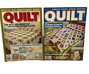 2 Vintage Quilt Magazines Spring & Winter 1989 Quilt Patterns 80's - Picture 1 of 8