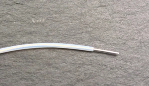99.99% Pure Silver Wire Teflon Dielectric for DIY Audio Cables 24AWG - Picture 1 of 1