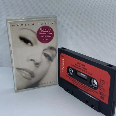 maria carey/music box Cassette Tape With Hype Sticker - Image 1 of 4