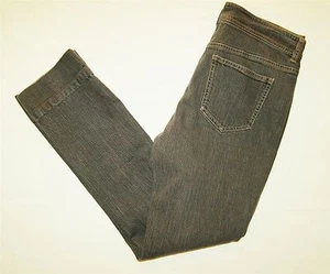 Jeans skinny donna DKNY taglia 8 nero sbiadito elasticizzato W32 L29 - Foto 1 di 10