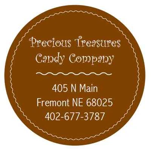 Printed Round Labels, 500 Custom 1.5" Paper Stickers, 1 ink color, bleed, roll - Picture 1 of 3