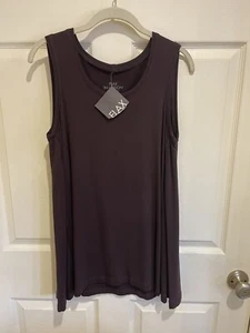 Flachs "in motion" Damen ärmelloses Top Tunika neu mit Etikett Größe Small S pflaume lila - Bild 1 von 5