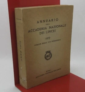 ACCADEMIA NAZIONALE dei LINCEI - ANNUARIO 1972 - Imagen 1 de 4