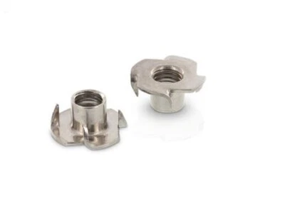 Einschlagmuttern M4 M5 M6 M8 M10 M12 EDELSTAHL VA Niro Gewinde metrisch Holzbau - Bild 1 von 4