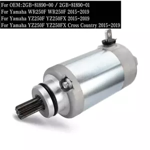 Starter Motor Assembly For Yamaha WR250F YZ250F YZ250FX 2015 2016 2017 2018 2019 - Foto 1 di 6