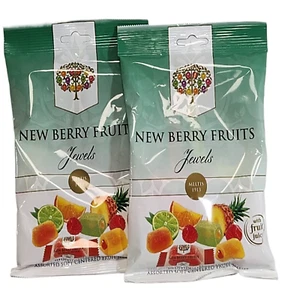 Neu Beerenfrüchte Juwelen verpackt verschiedene weich zentrierte Fruchtgelee 160 g 2er-Pack - Bild 1 von 9