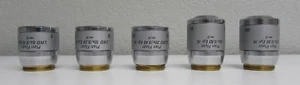 Leica Plan Fluor Microscope Objectives 5x, 10x, 20x, 50x, 100x (5/10/20 are LWD) - Picture 1 of 4