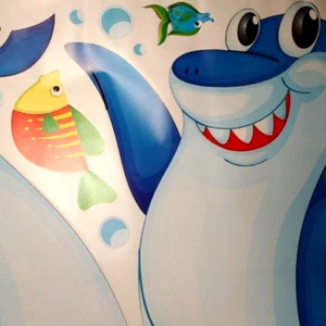 Pegatinas de carta de crecimiento arte de pared para animales oceánicos - Imagen 1 de 2