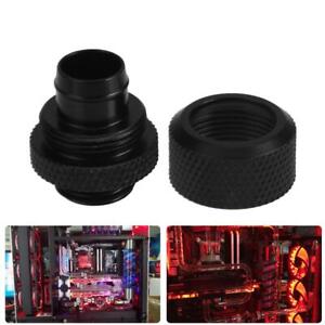 G1/4 External Thread for 9.5X12.7mm Soft Tube Computer Water Cooling Black