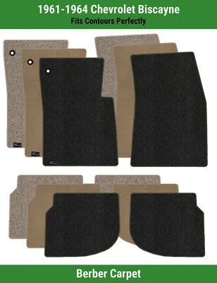 Alfombrillas de fila delantera y trasera Lloyd Berber para Chevrolet Biscayne 1961-1964  Foto 1 de 4