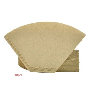 102 "V" Shape Coffee Cup Filter Paper Espresso Machine Mocha Pot Strainer Sheet - Zdjęcie 1 z 8