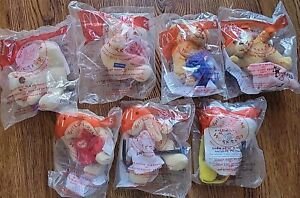 2006 McDonald's Build-A-Bear Girls Set of 7 Happy Meal Toys NIP. Almost Complete