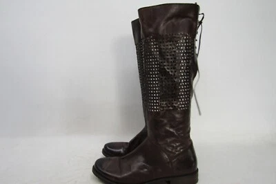 Matisse Womens Sz 7 M Brown Leather Zip 11" Shaft Knee High Fashion Boot Foto 1 de 4