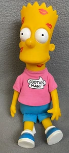 Vintage 90'S Bart Simpson Cooties Man Vinyl & Plush Figure 1990 - Picture 1 of 4
