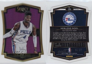 2015-16 Panini Select Premier Level Die-Cut Purple Prizm /99 Nerlens Noel #118