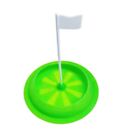 2X( Practice Hole Putting Cup  Direction Soft Rubber with Target Flag  Hole4572