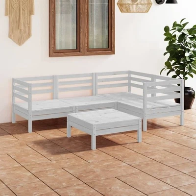 Garten Lounge Set Gartenmöbel Sofa Sitzgruppe 5-tlg. Massivholz Kiefer vidaXL - Bild 1 von 2