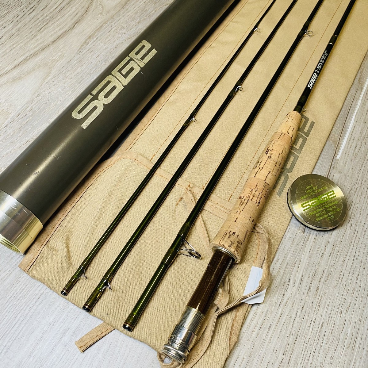 SAGE ONE　ワン　490-4　９フィート４番　４ピース Sage One Fly Rod 9ft 6wt 4 Piece Fly Rod With Sock And Tube