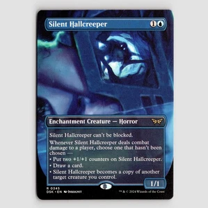 Silent Hallcreeper - DSK #345 Rare - NM / Mint Duskmourn Single - Picture 1 of 2